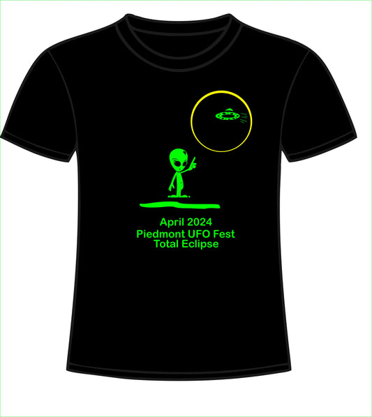 2024 UFO Fest/Eclipse T-Shirt + Glasses Bundle